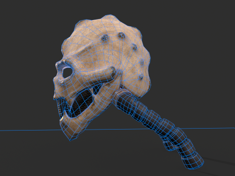 Renegade Skull Helmet Modèle 3D
