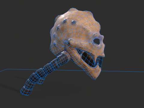 Renegade Skull Helmet Modèle 3D