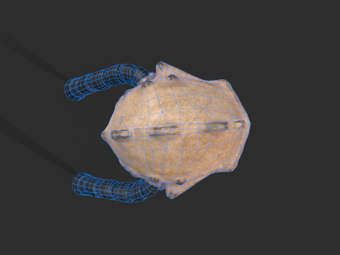 Renegade Skull Helmet Modèle 3D