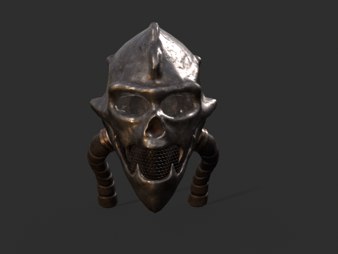 Renegade Skull Helmet Modèle 3D