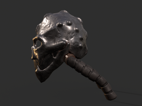 Renegade Skull Helmet Modèle 3D