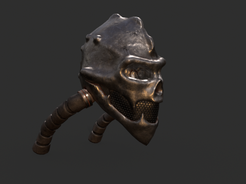 Renegade Skull Helmet Modèle 3D