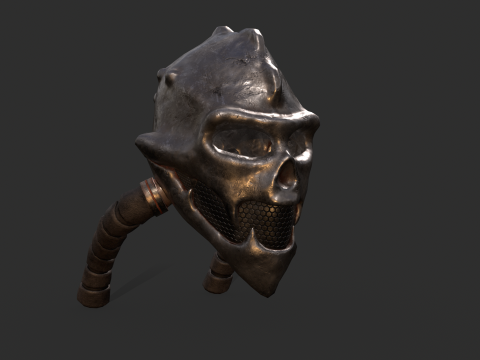 Renegade Skull Helmet Modèle 3D