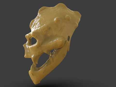Renegade Skull Helmet Mask 3D Print Model
