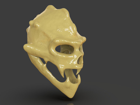 Renegade Skull Helmet Mask 3D प्रिंट मॉडल