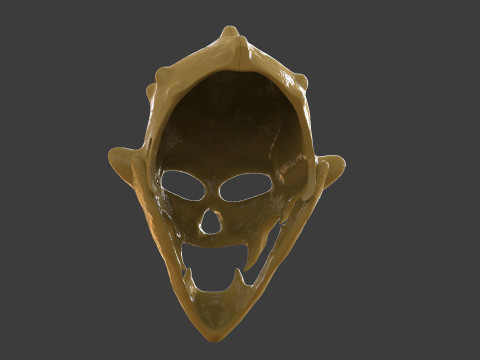 Renegade Skull Helmet Mask 3D प्रिंट मॉडल