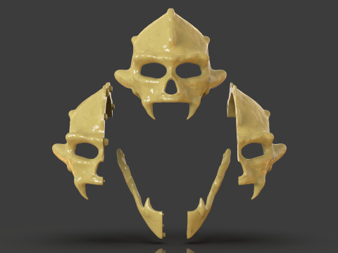 Renegade Skull Helmet Mask 3D प्रिंट मॉडल
