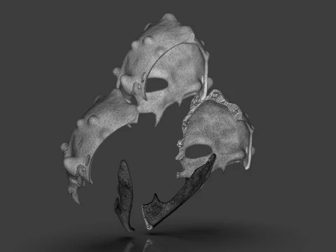 Renegade Skull Helmet Mask 3D Print Model
