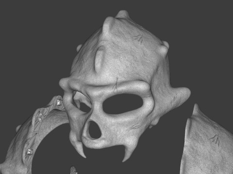 Renegade Skull Helmet Mask 3D प्रिंट मॉडल