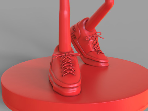 Excited Hot Dog Modello 3D