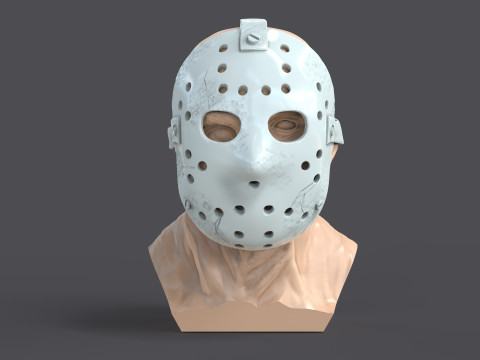Jason Voorhes Bust 3D Model