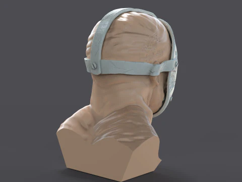 Jason Voorhes Bust 3D Model