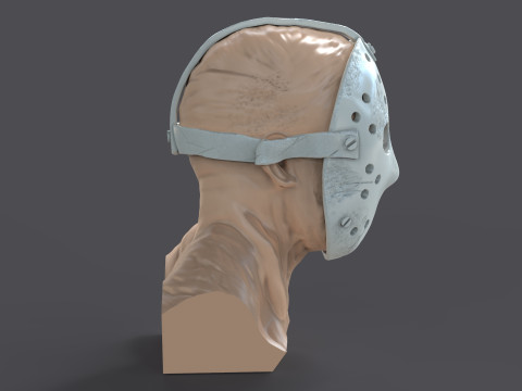 Jason Voorhes Bust 3D Модель