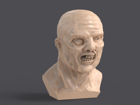 Jason Voorhes Bust 3D Модель