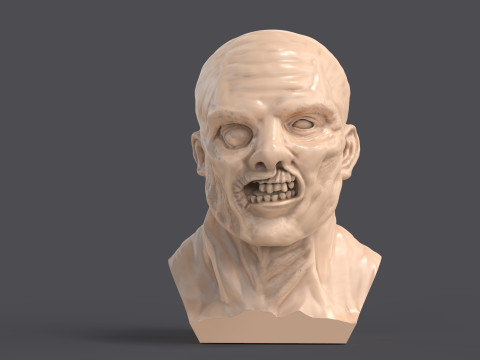 Jason Voorhes Bust 3D Модель