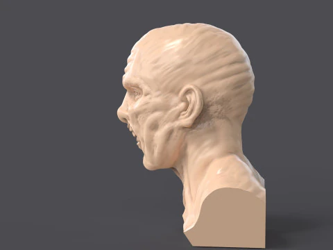 Jason Voorhes Bust 3D Model