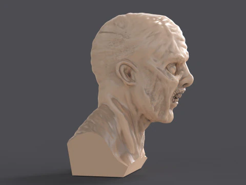 Jason Voorhes Bust 3D Model