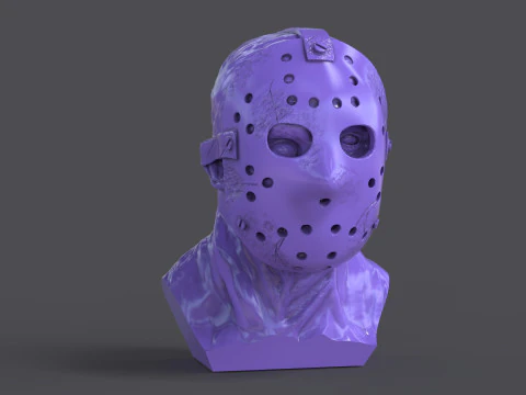 Jason Voorhes Bust 3D Model