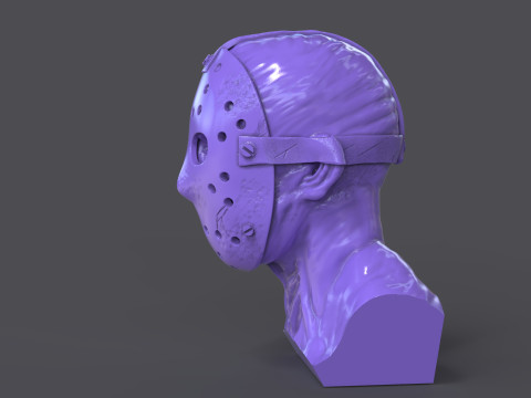 Jason Voorhes Bust 3D Модель