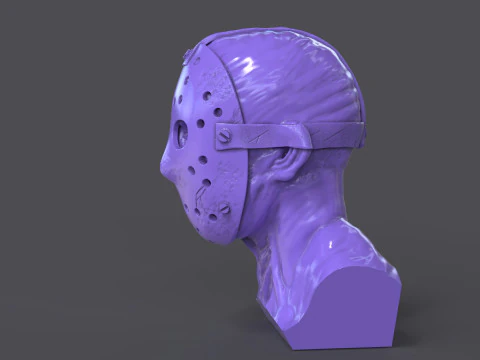 Jason Voorhes Bust 3D Model