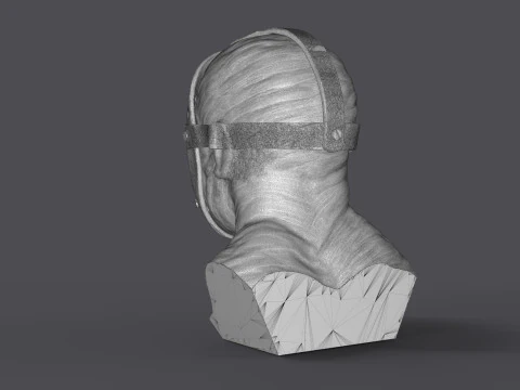 Jason Voorhes Bust 3D Model