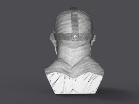 Jason Voorhes Bust 3D Модель