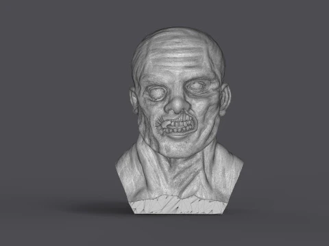 Jason Voorhes Bust 3D Model
