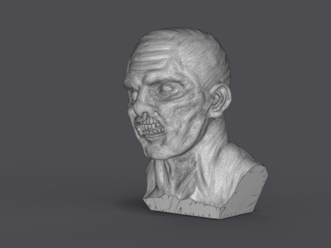 Jason Voorhes Bust 3D Модель