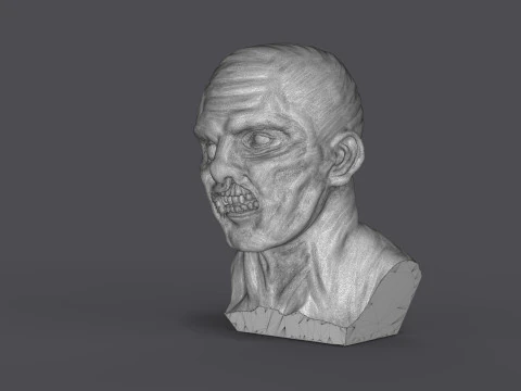 Jason Voorhes Bust 3D Model