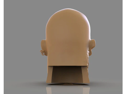 Prisoner Tortured Head 3D Print Model