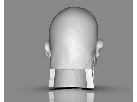 Prisoner Tortured Head 3D Print Model