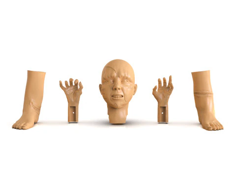 Regan MacNeil-onderdelen 3D printmodel