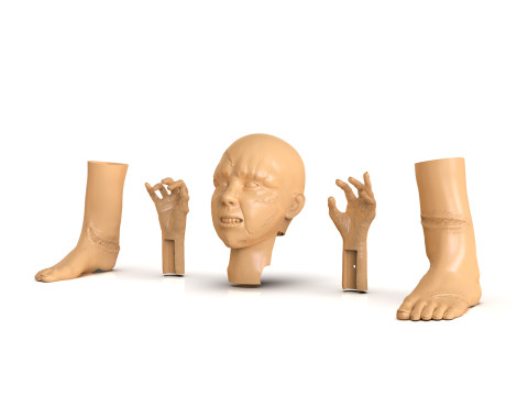 Regan MacNeil Parts 3D 打印模型