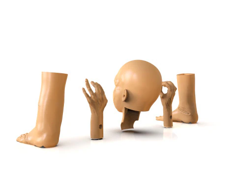 Regan MacNeil Parts 3D Print Model