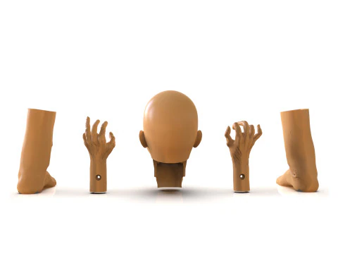 Regan MacNeil Parts 3D Print Model
