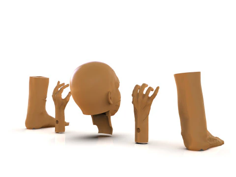 Regan MacNeil Parts 3D Print Model