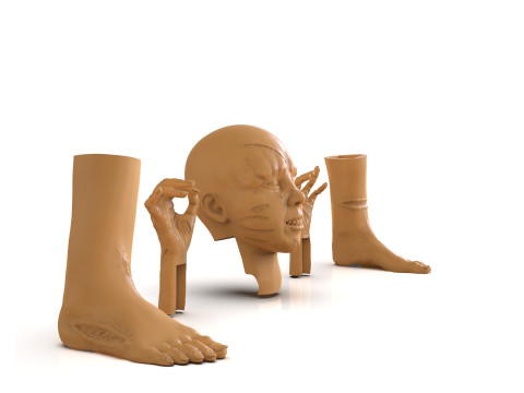 Regan MacNeil Parts 3D 打印模型
