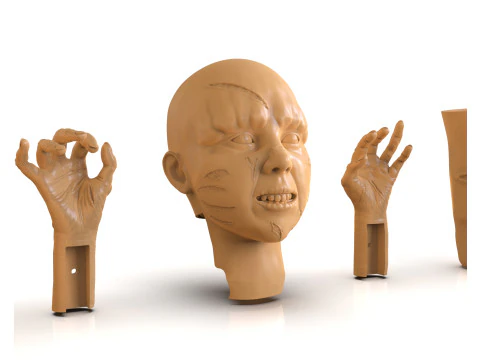 Regan MacNeil Parts 3D Print Model