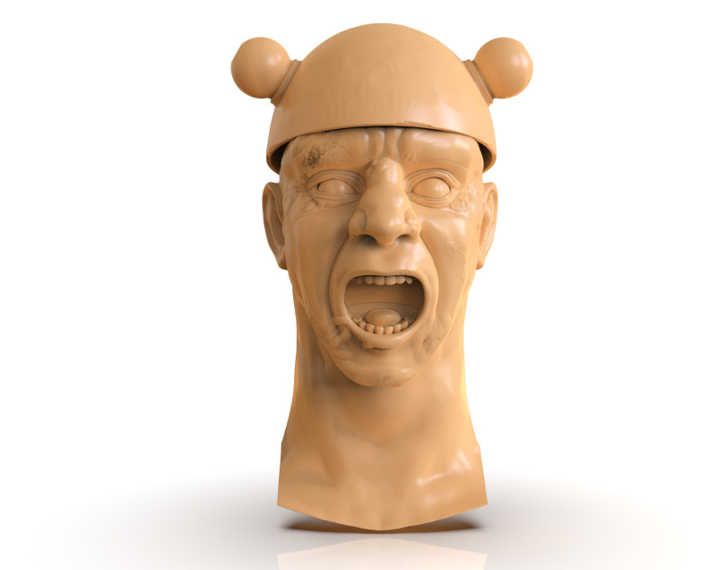 Electrocuted Man 3D प्रिंट मॉडल .c4d .max .obj .3ds .fbx .stl .blend 