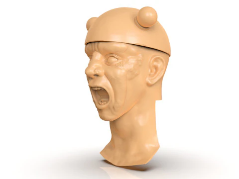 Electrocuted Man 3D Print Model