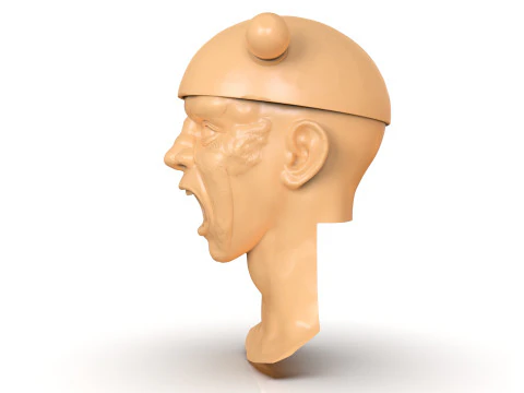 Electrocuted Man 3D Print Model