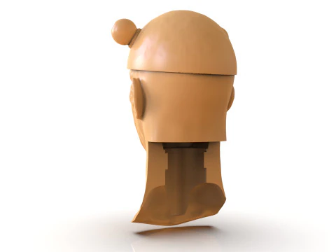 Electrocuted Man 3D Print Model