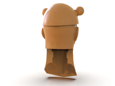 Electrocuted Man 3D Print Model
