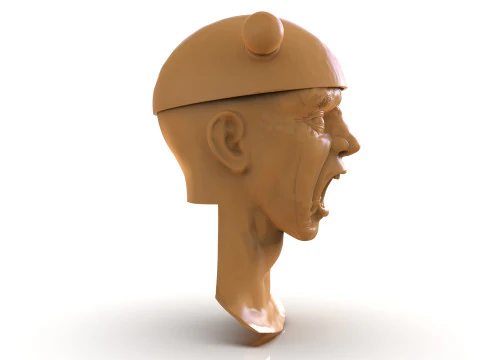 Electrocuted Man 3D Print Model