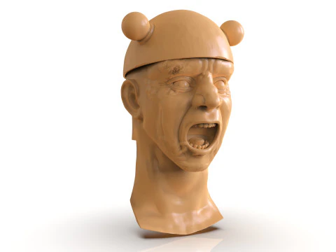 Electrocuted Man 3D Print Model