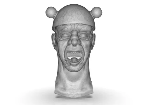 Electrocuted Man 3D Print Model