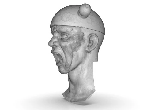 Electrocuted Man 3D Print Model