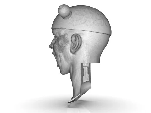 Electrocuted Man 3D Print Model