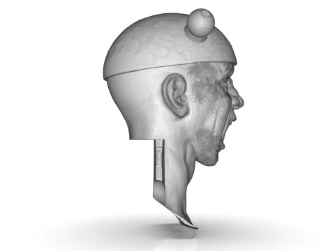 Electrocuted Man 3D Print Model