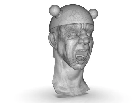 Electrocuted Man 3D Print Model